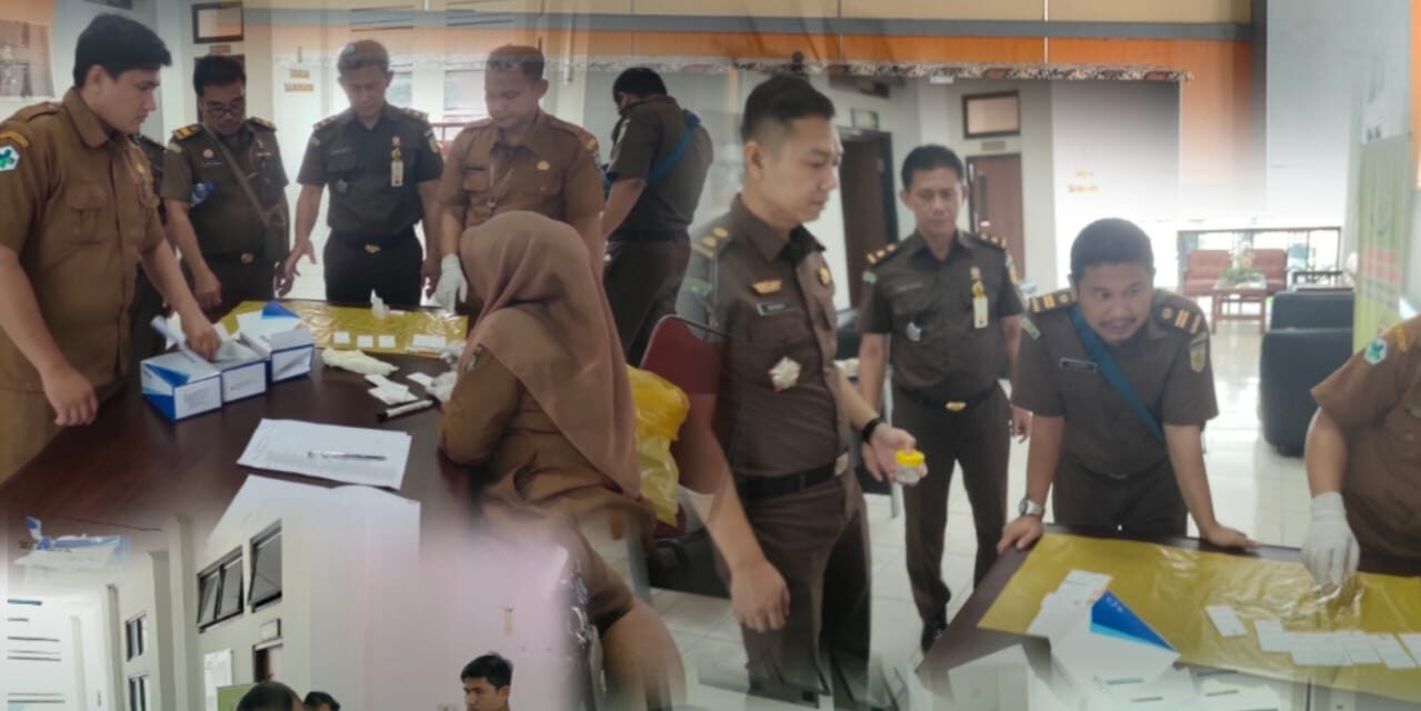 Pelaksanaan Tes Urine Kejari Bungo