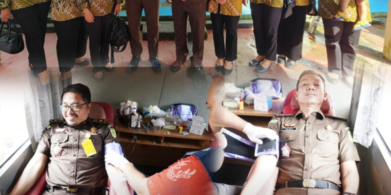 Donor Darah Dalam Rangka Hari Bhakti Adhyaksa ke-64 & Hut Ikatan Adhyaksa Dharmakarini ke-XXIV 2024