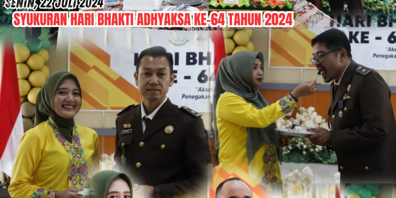 Syukuran Hari Bhakti Adhyaksa Ke-64 Tahun 2024