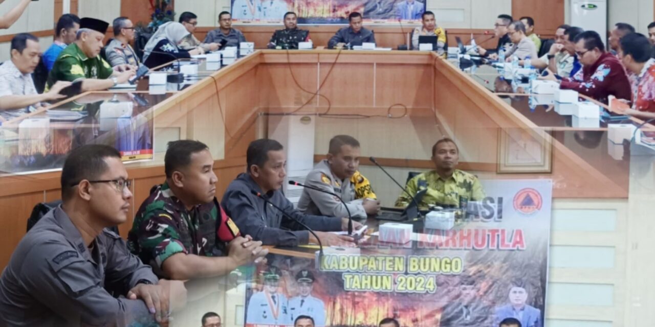 Rapat Koordinasi Kesiapsiagaan Karhutla Kabupaten Bungo