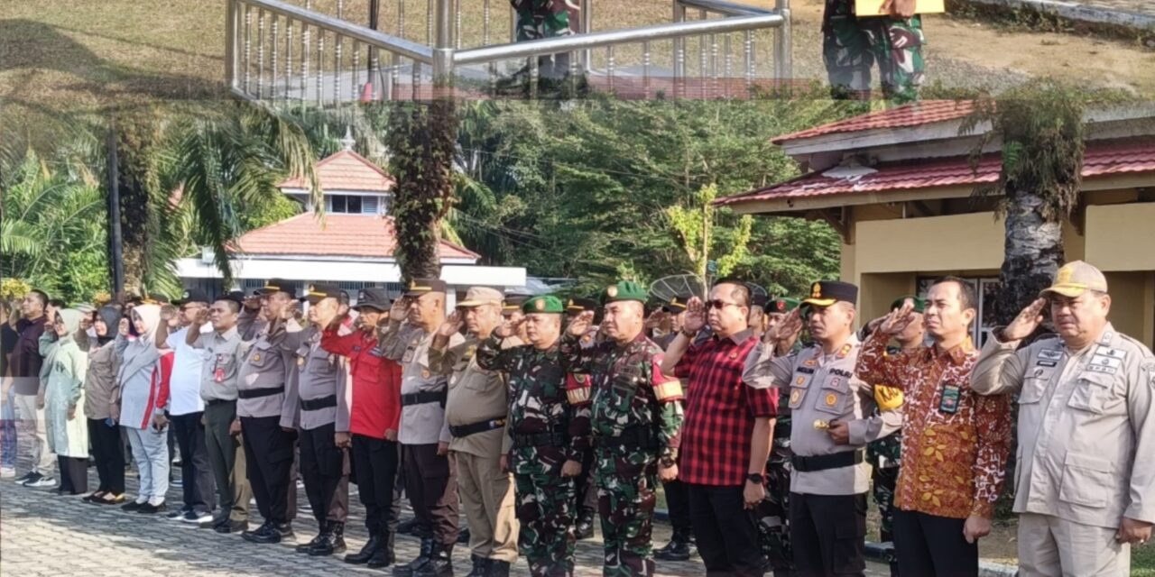 Apel Siaga Gelar Pasukan dan Peralatan Bencana Kebakaran Hutan dan Lahan Kabupaten Bungo Tahun 2024
