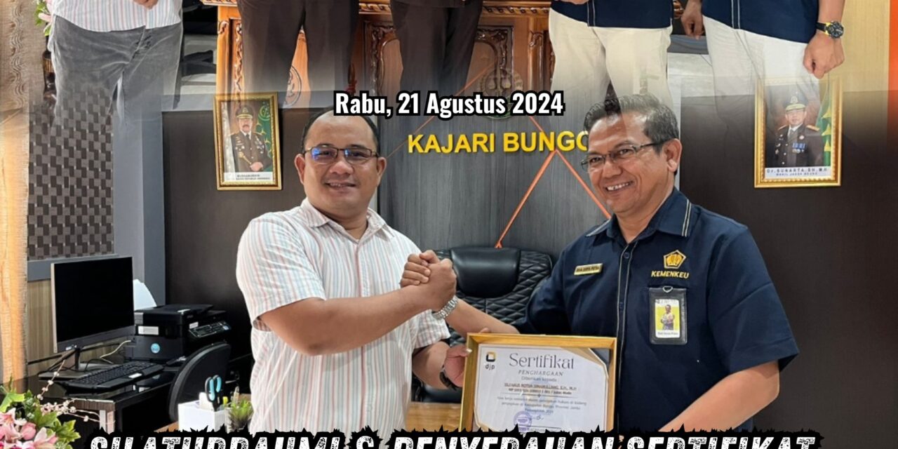 Silaturahmi & Penyerahan Sertifikat