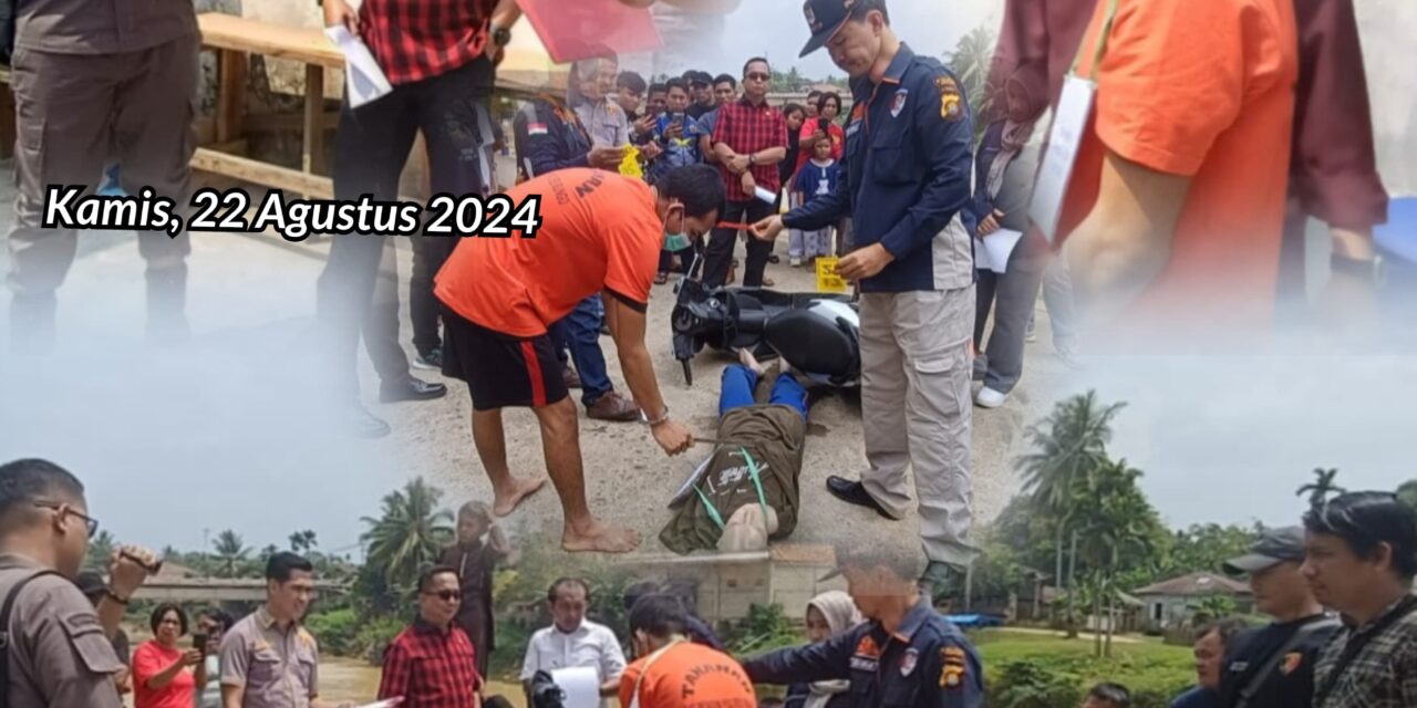 Rekonstruksi Tindak Pidana Pembunuhan