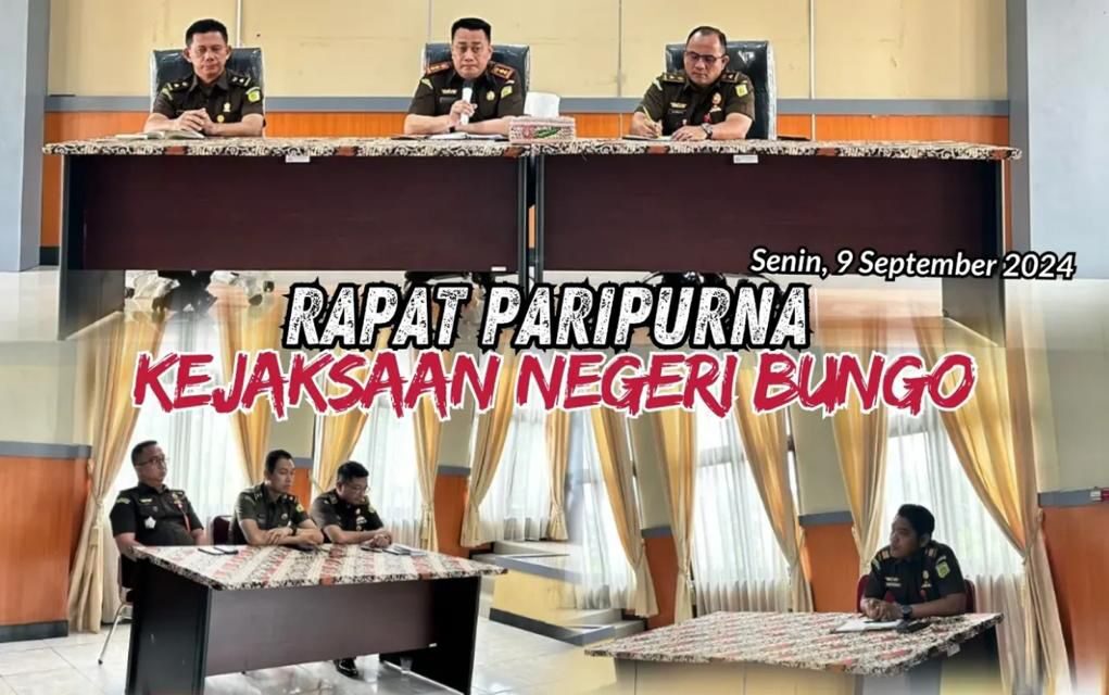 Rapat Paripurna Kejaksaan Negeri Bungo