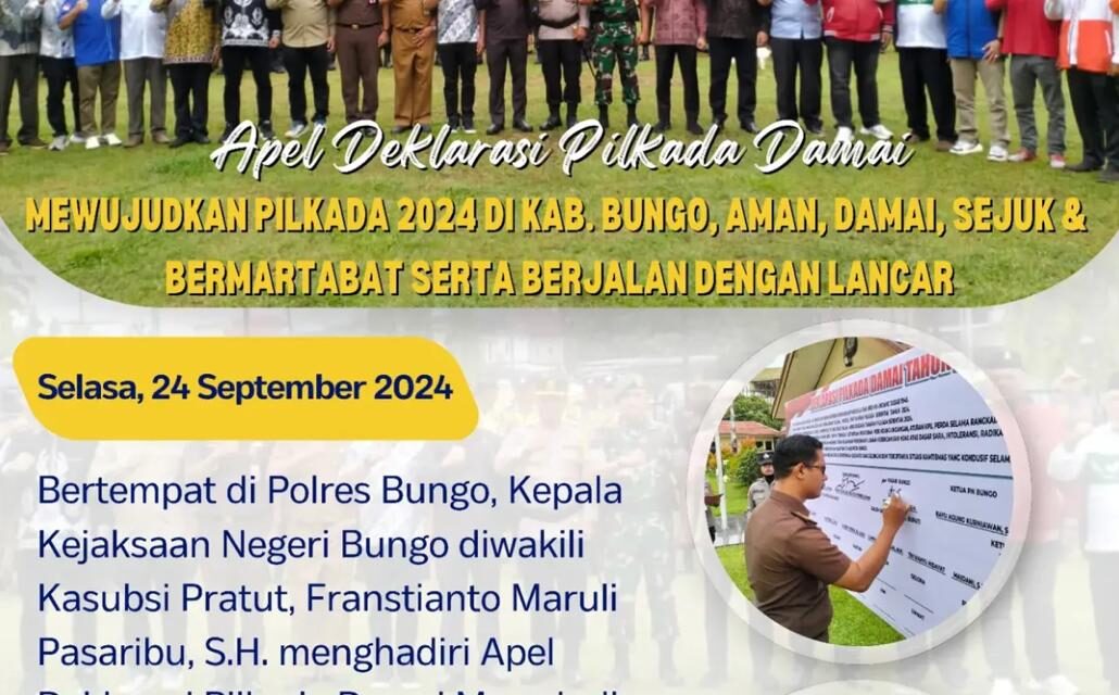 Apel Deklarasi Pilkada Damai