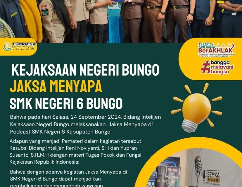 Jaksa Menyapa Smk Negeri 6 Bungo