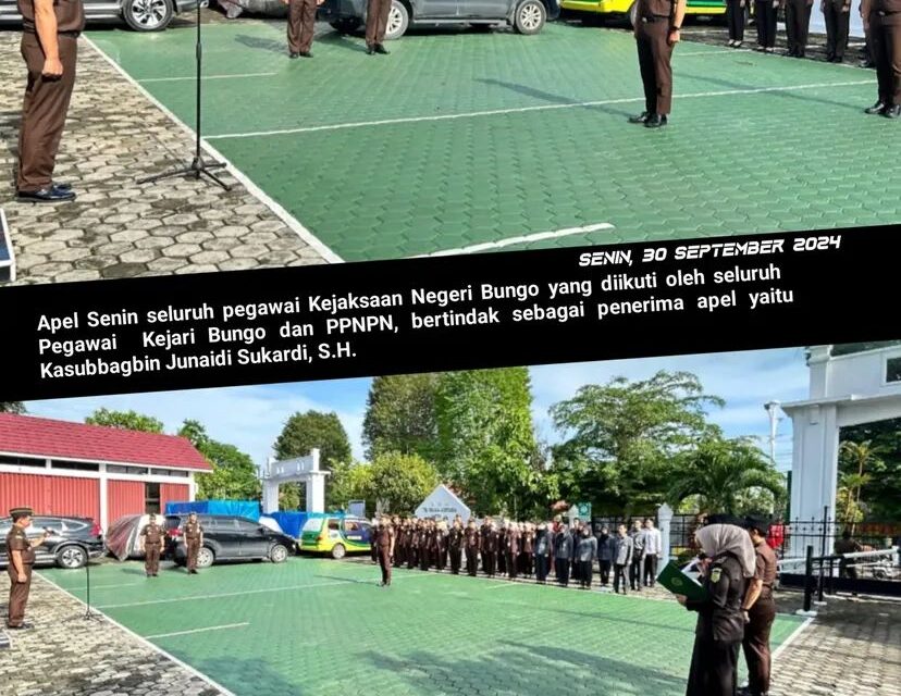 Apel Senin Kejaksaan Negeri Bungo Tahun 2024