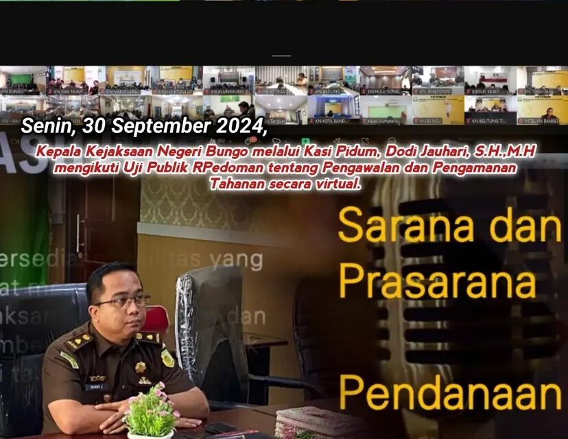 Uji Publik Rpedoman Tentang Pengawalan dan Pengamanan Tahanan