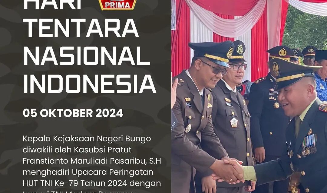 Upacara Peringatan HUT TNI Ke-79 Tahun 2024