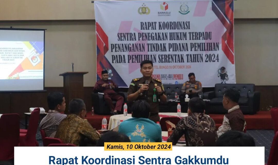 Rapat Koordinasi Sentra Gakumdu