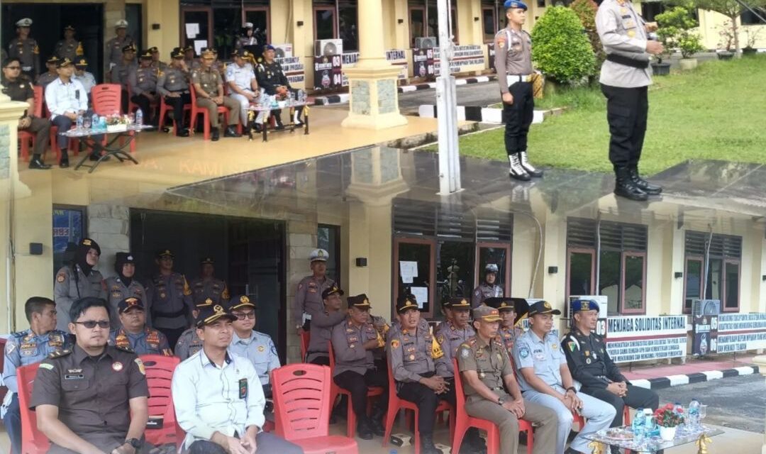 Apel Gelar Pasukan dalam Rangka Operasi Zebra Siginjai 2024