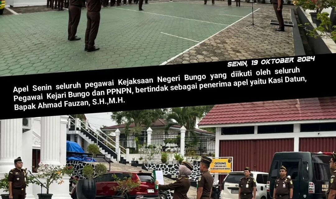 Apel Senin seluruh Pegawai Kejaksaan Negeri Bungo