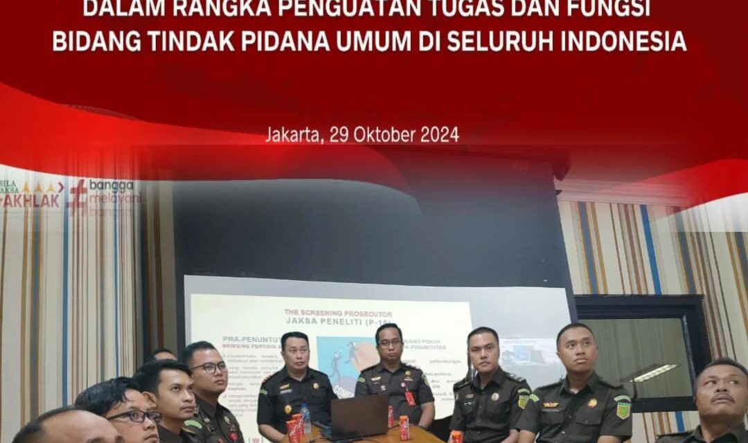 Pengarahan Jaksa Agung Muda Tindak Pidana Umum