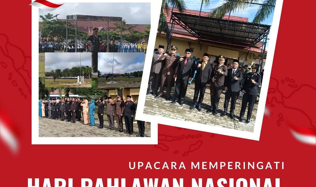 Upacara Peringatan Hari Pahlawan Bertempat di Lapangan Kantor Bupati Kab. Bungo.