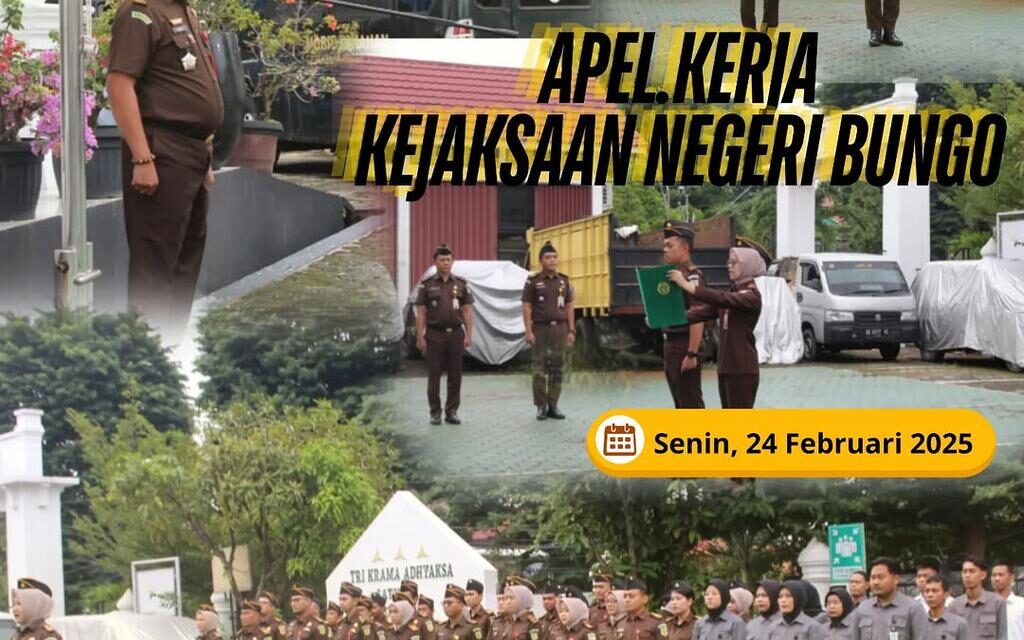 APEL KERJA KEJAKSAAN NEGERI BUNGO