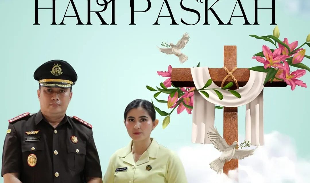 Keluarga Besar Kejaksaan Negeri Bungo mengucapkan Selamat Hari Raya Paskah.
