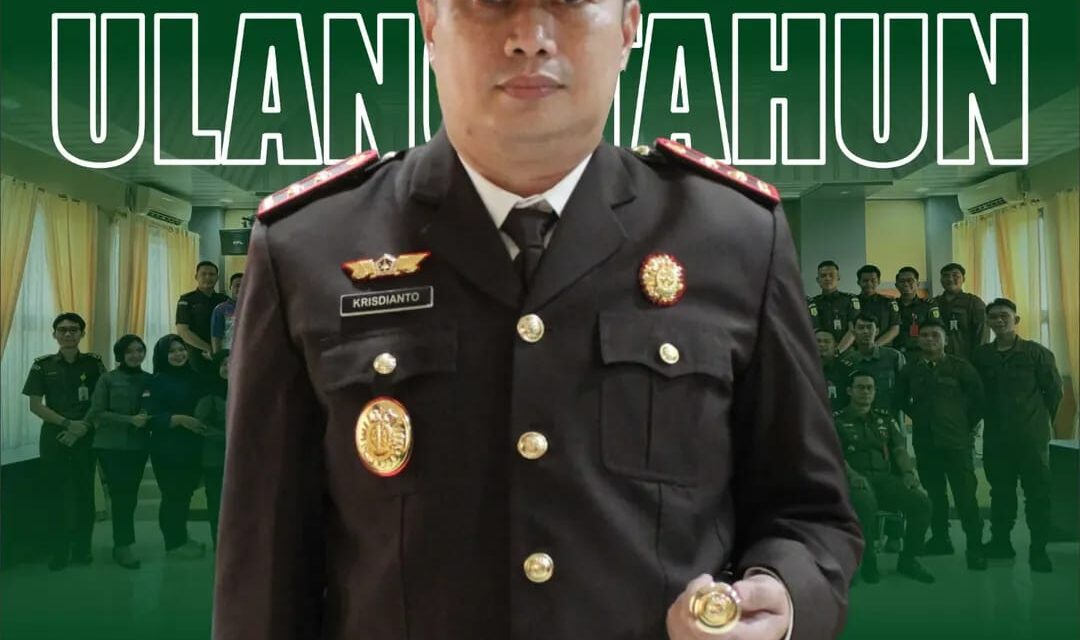 KELUARGA BESAR KEJAKSAAN NEGERI BUNGO MENGUCAPKAN SELAMAT ULANG TAHUN KEPALA KEJAKSAAN NEGERI BUNGO, BAPAK KRISDIANTO, S.H., M.H.