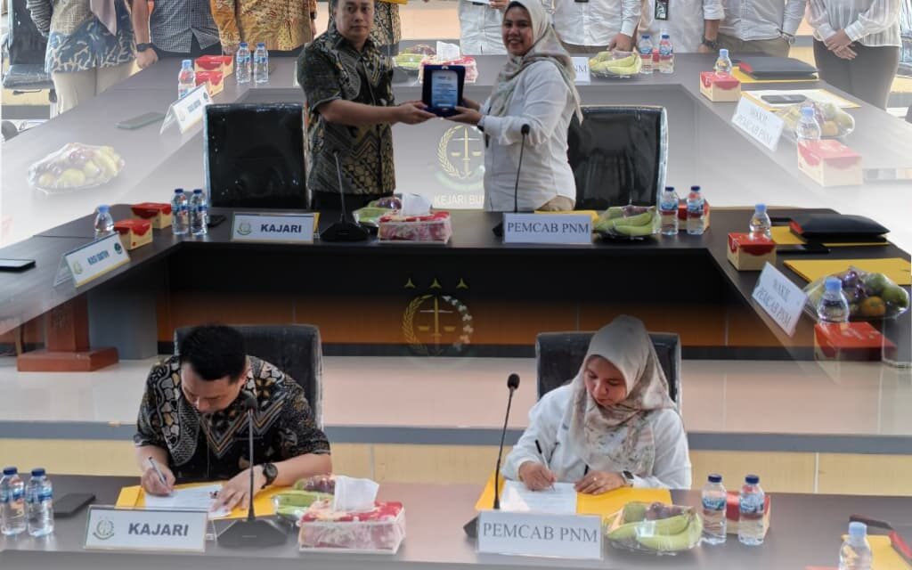 Penandatanganan Perjanjian Kerja Sama antara PT. Permodalan Nasional Madani Cab. Jambi dengan Kejaksaan Negeri Bungo