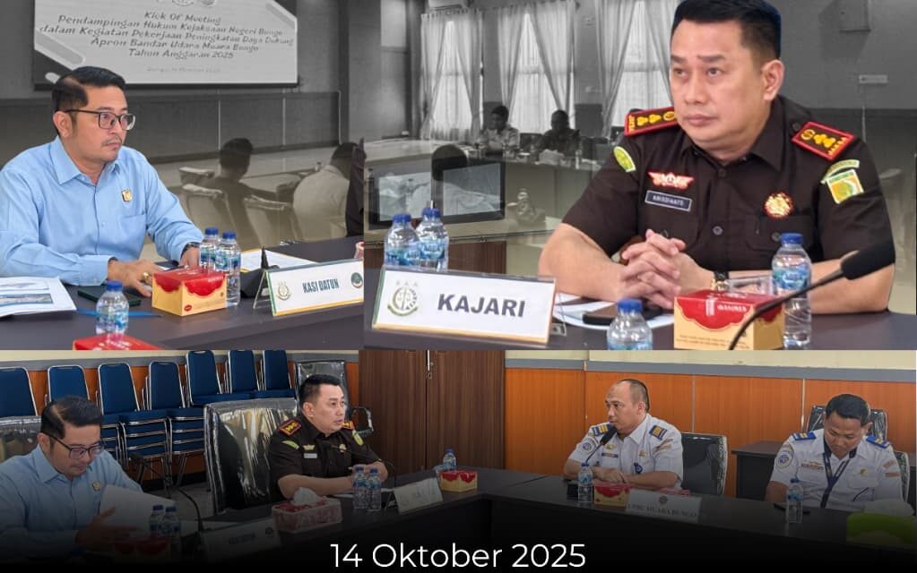 Pemaparan Permohonan Pendampingan Hukum (Legal Assistance) oleh Kantor Unit Penyelenggara Bandar Udara Muara Bungo