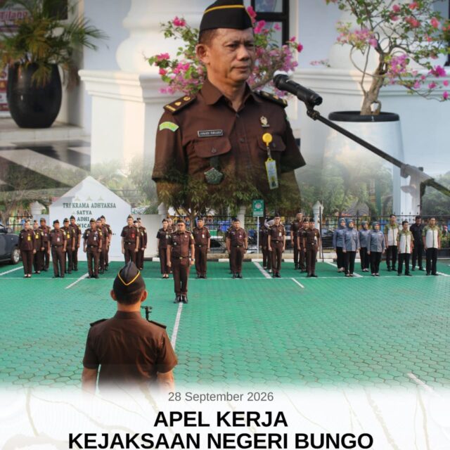 APEL KERJA KEJAKSAAN NEGERI BUNGO