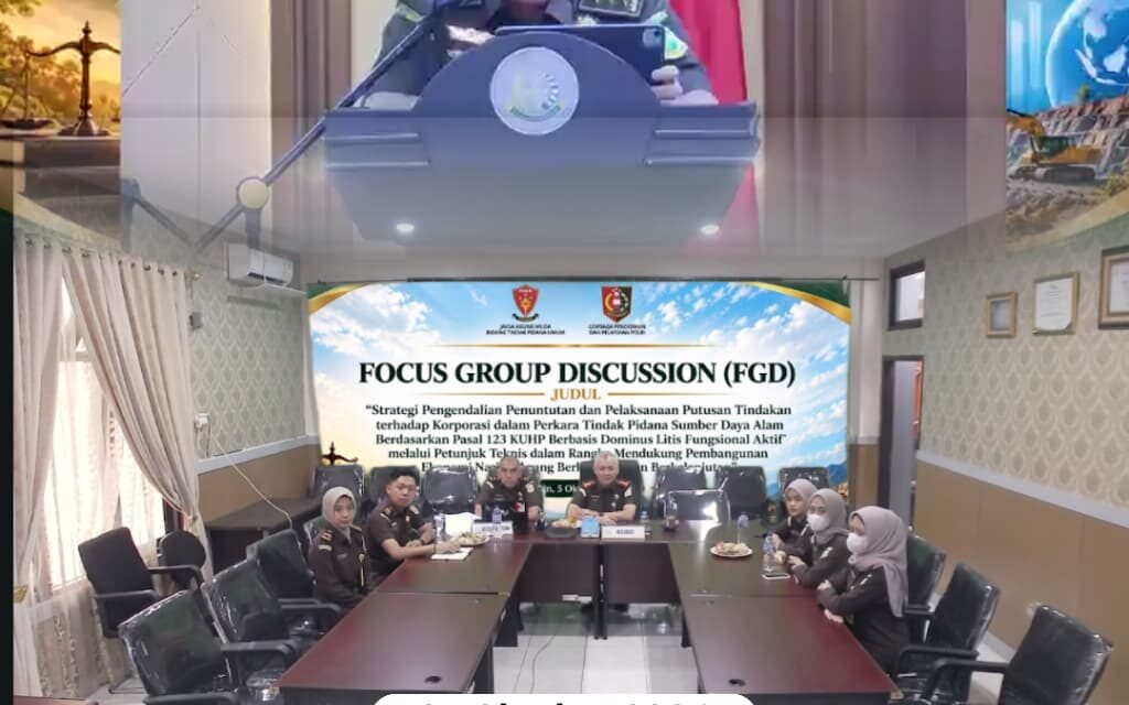 Focus Grup Discussions (FGD) Jaksa Agung Muda Tindak Pidana Umum